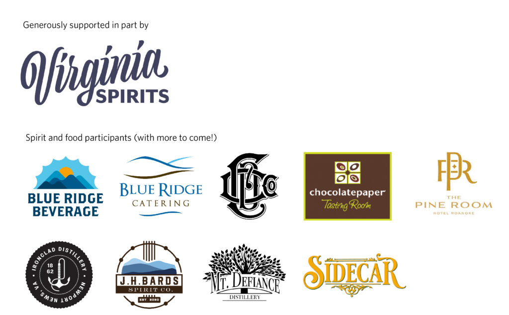 Logos for restaurants and distillers